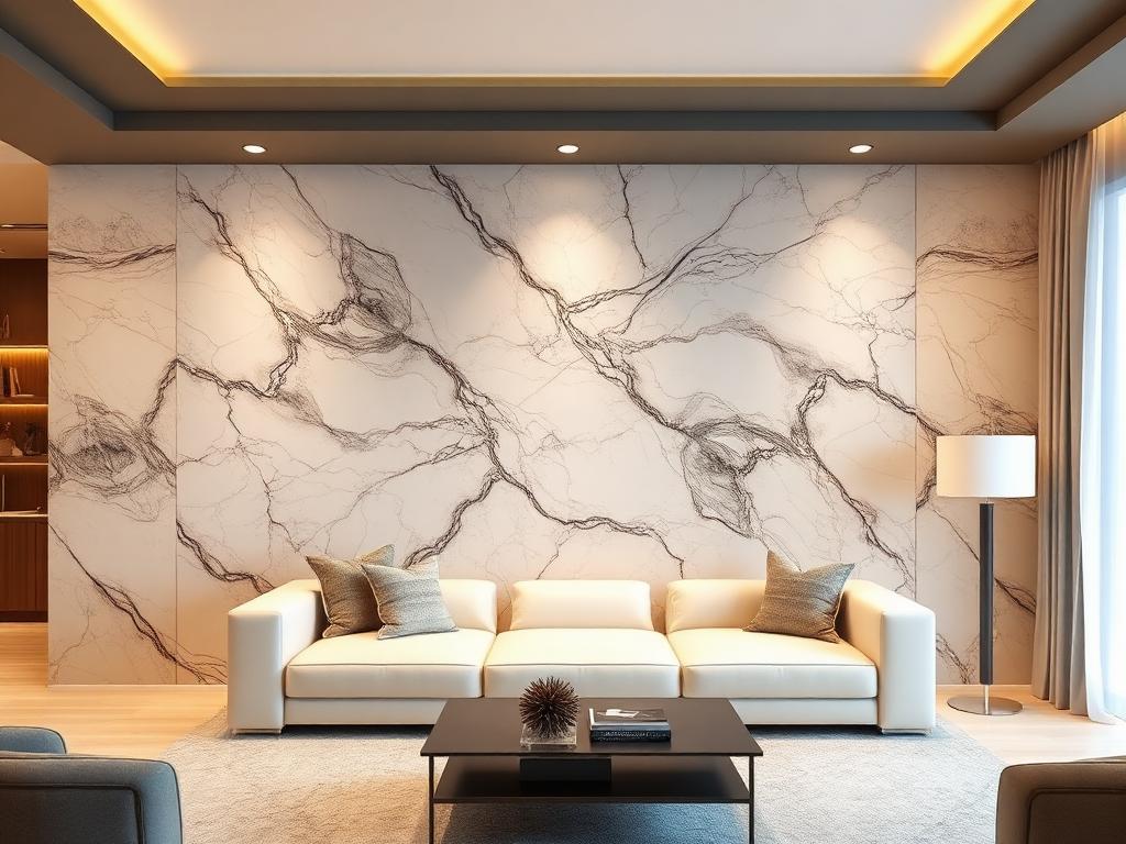Veined Marble Lounge